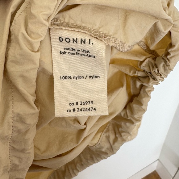 Donni quarter zip windbreaker jacket size large in beige - Picture 8 of 10